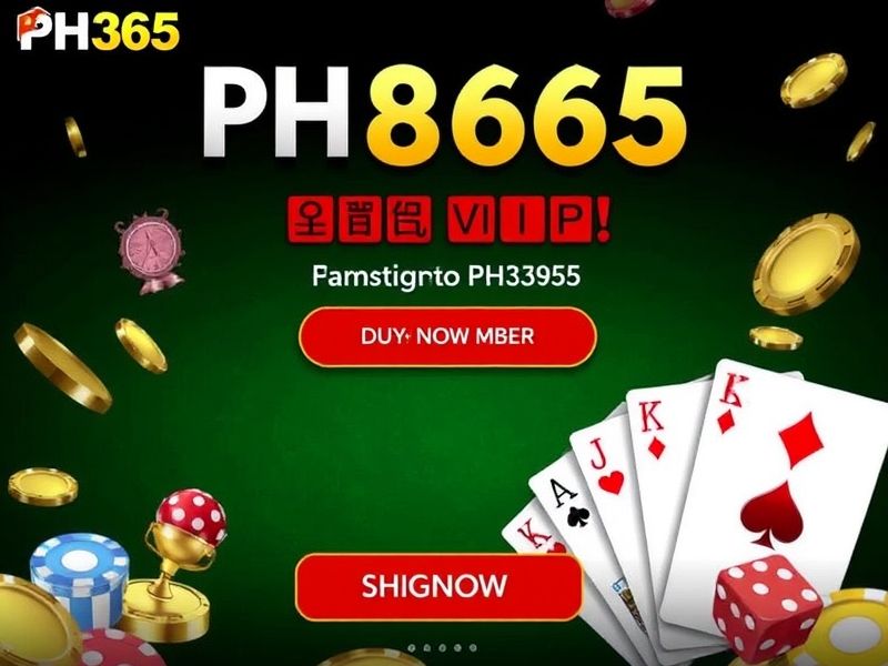 Discover the ultimate gambling experience at ph365 vip. Access live dealer games, exclusive VIP promotions, and a wide range of casino options on PH365vip.com.